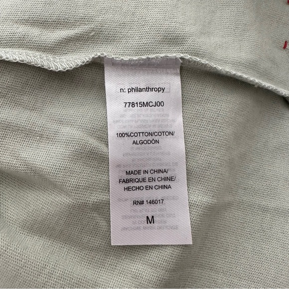 N:Philanthropy Leonardo Twist Hem Dress Sage size Medium NWT Short Sleeve - Picture 9 of 11